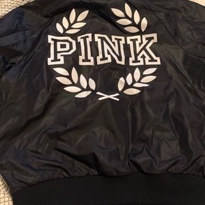 Pink bomber jacket
